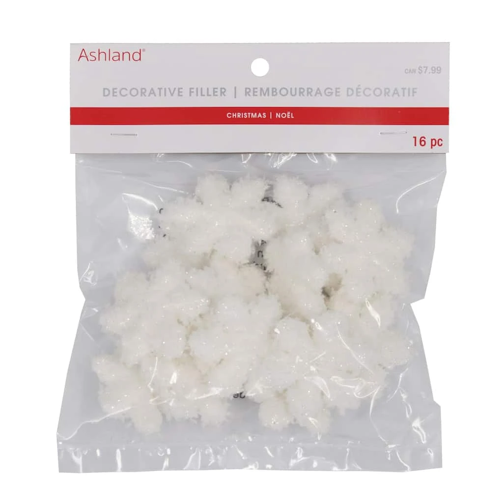Cheapest 🔔 Glittery White Snowflake Decorative Filler by Ashland® 🔥 3 Cheapest 🔔 Glittery White Snowflake Decorative Filler by Ashland® 🔥