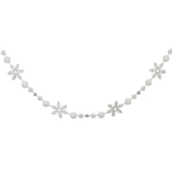 Brand new ⭐ 6ft. White Snowflake & Ball Garland by Ashland® 🔥