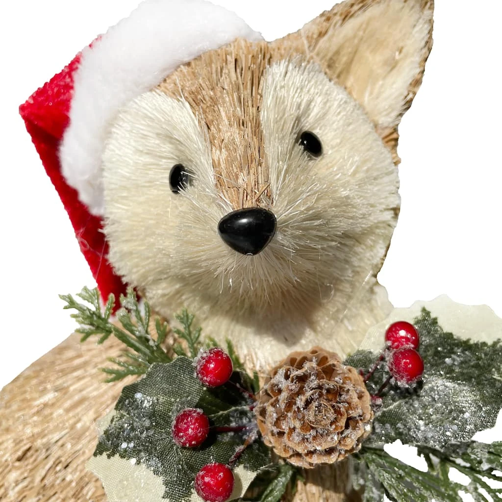 Discount π― 9" Fox with Santa Hat Natural Décor Accent by Ashland® π 5 Discount π― 9" Fox with Santa Hat Natural Décor Accent by Ashland® π - Image 3