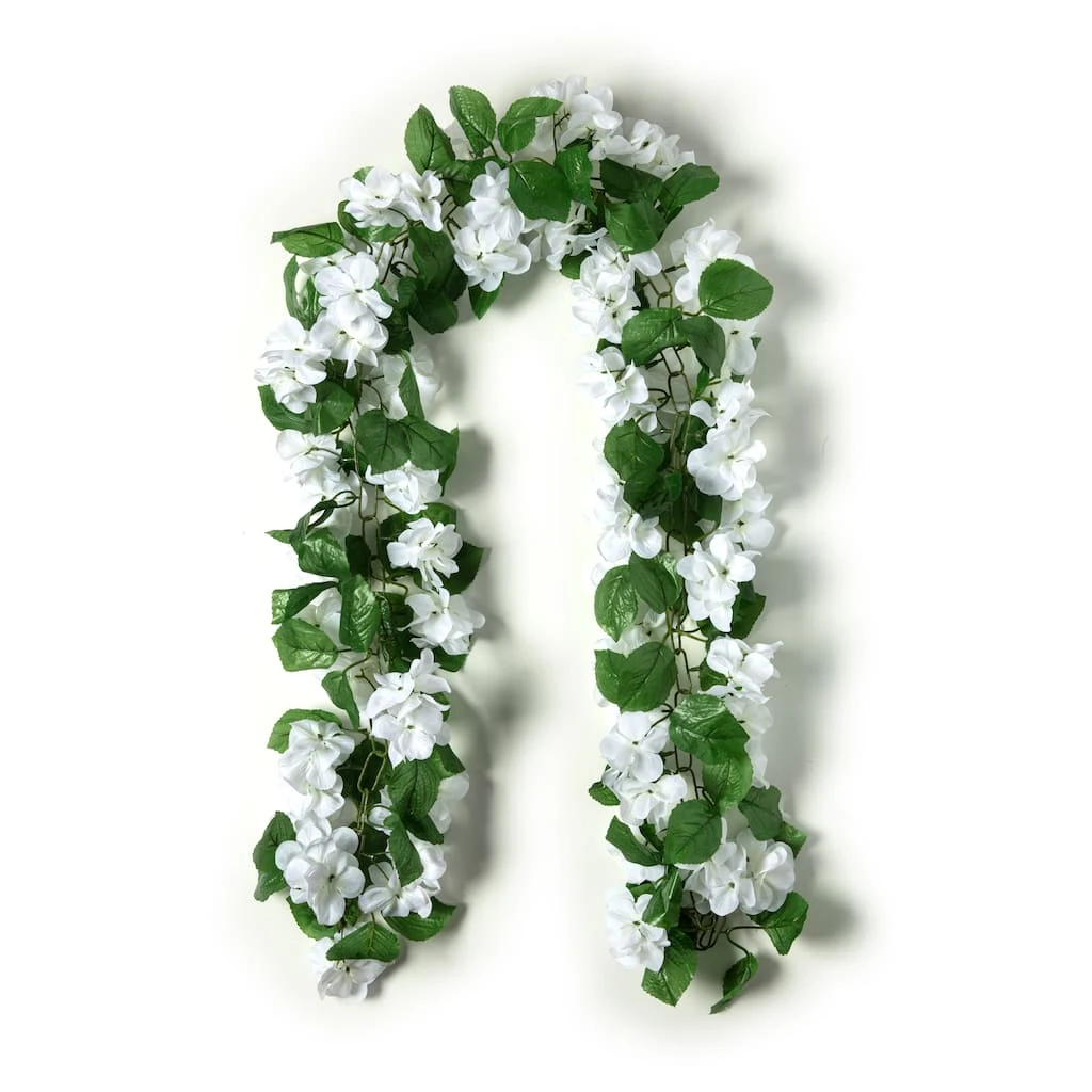 Flash Sale β¨ 6ft. White Hydrangea Chain Garland by Ashland® π 5 Flash Sale β¨ 6ft. White Hydrangea Chain Garland by Ashland® π - Image 3