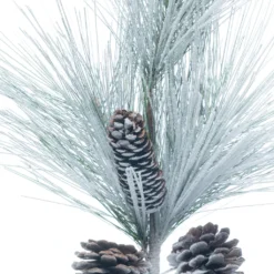 Best Pirce 🎁 Snowy Pine Pick with Pinecones by Ashland® ⌛ -Outlet Yuletide Joy Store 10676505 2