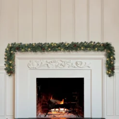 Best deal ✨ 9ft. Pre-Lit Mixed Pine & Pinecone Garland by Ashland® ⭐ -Outlet Yuletide Joy Store 10676637 7