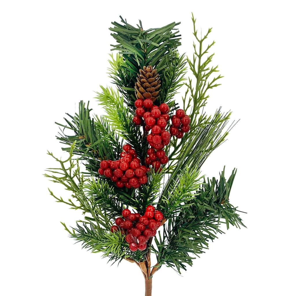 Promo ⌛ Green Pine, Red Berry & Pinecone Spray by Ashland® 🔔 4 Promo ⌛ Green Pine, Red Berry & Pinecone Spray by Ashland® 🔔 - Image 2