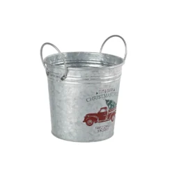 New 😀 7.6" Holiday Truck Metal Bucket with Handles by Ashland® 💯 -Outlet Yuletide Joy Store 10676688 3
