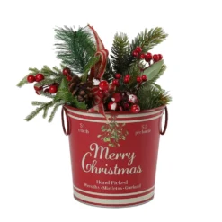 Cheapest 🥰 6.6" Red Merry Christmas Metal Bucket with Handles by Ashland® ⭐ 7 Cheapest 🥰 6.6" Red Merry Christmas Metal Bucket with Handles by Ashland® ⭐ -Outlet Yuletide Joy Store 10676690 2