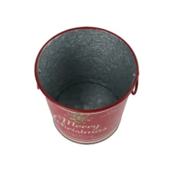 Cheapest 🥰 6.6" Red Merry Christmas Metal Bucket with Handles by Ashland® ⭐ 9 Cheapest 🥰 6.6" Red Merry Christmas Metal Bucket with Handles by Ashland® ⭐ -Outlet Yuletide Joy Store 10676690 5
