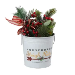 Best Sale π₯ 6.6" Sleigh Rides Metal Bucket with Handles by Ashland® π 7 Best Sale π₯ 6.6" Sleigh Rides Metal Bucket with Handles by Ashland® π -Outlet Yuletide Joy Store 10676692 2