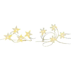 Budget 🎁 Assorted 24ct. Warm White Christmas Icon LED Crafting Lights by Ashland® 😀