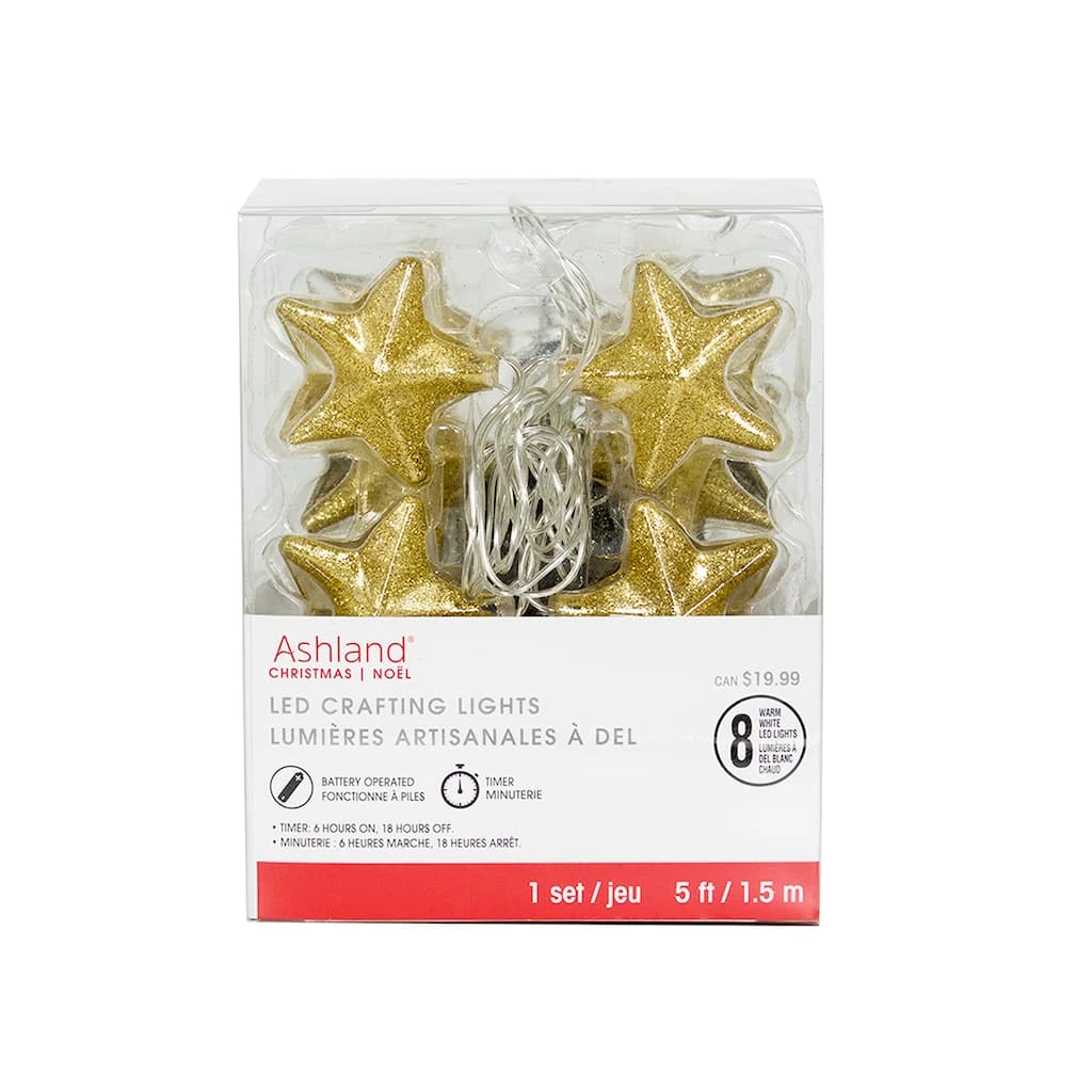 Cheap 💯 Assorted 8ct. Glitter Star LED Crafting Lights by Ashland® ✔️ 7 Cheap 💯 Assorted 8ct. Glitter Star LED Crafting Lights by Ashland® ✔️ - Image 5