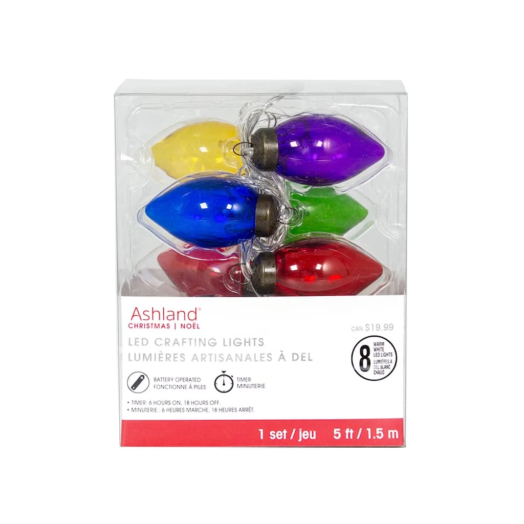 Cheap ⌛ 8ct. Multicolor LED Crafting Lights by Ashland® ⭐ 3 Cheap ⌛ 8ct. Multicolor LED Crafting Lights by Ashland® ⭐