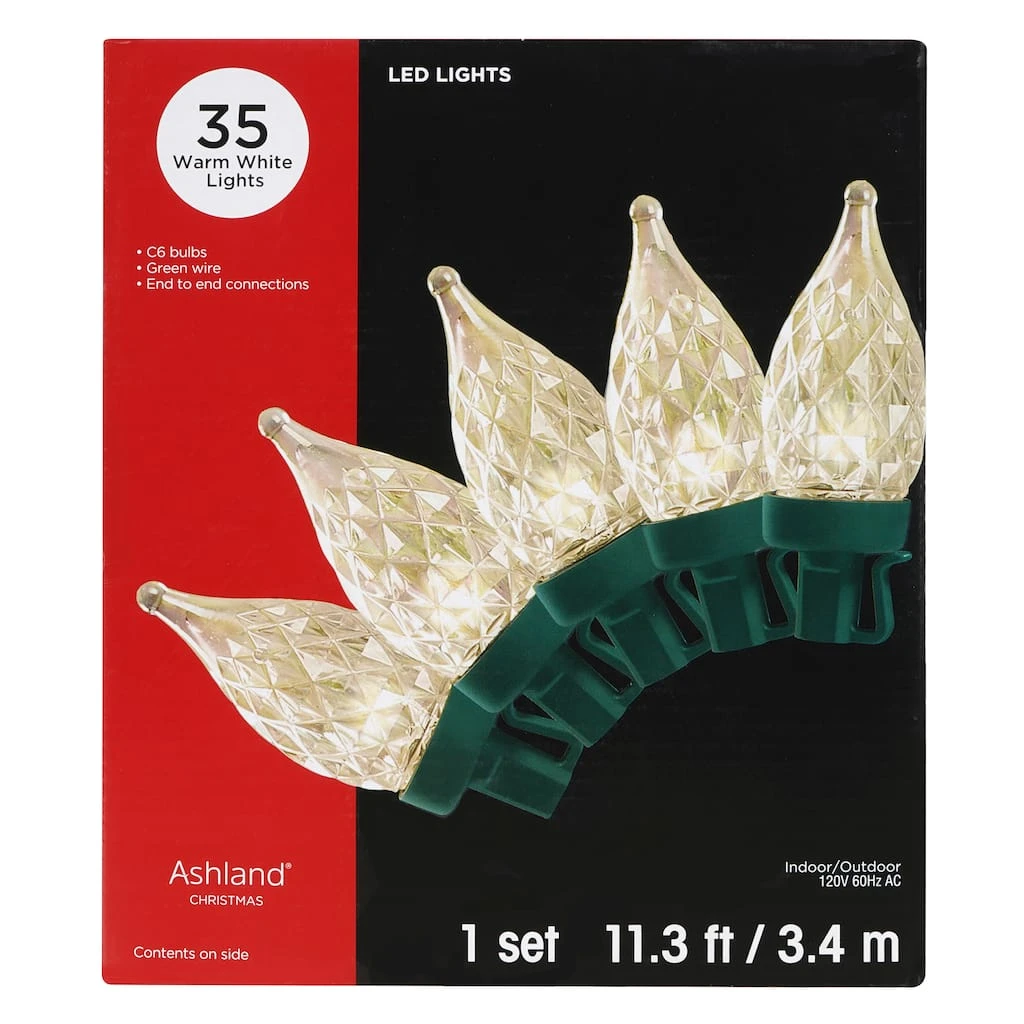 Best Sale π 35ct. Warm White C6 LED String Lights by Ashland® π₯ 3 Best Sale π 35ct. Warm White C6 LED String Lights by Ashland® π₯