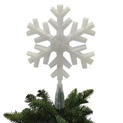 Outlet 💯 12" White Lighted Snowflake Tree Topper by Ashland® 🧨 -Outlet Yuletide Joy Store 10677119 3