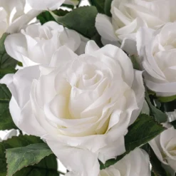 Best reviews of 🔔 White Rose Bush by Ashland® ❤️ -Outlet Yuletide Joy Store 10677458 20