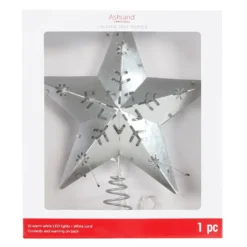 Flash Sale 🎉 12" LED Snowflake Star Tree Topper by Ashland® 🛒