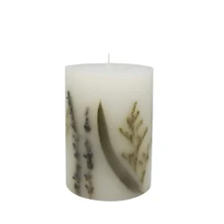 Best Pirce 🧨 Home Fragrance Collection 3" x 4" Bergamot & Rosewood Scented Pillar Candle by Ashland® 🛒