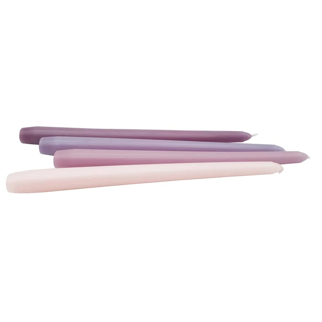 Hot Sale ⭐ 10" Mixed Purple Taper Candles by Ashland®, 4ct. 🎉 5 Hot Sale ⭐ 10" Mixed Purple Taper Candles by Ashland®, 4ct. 🎉 - Image 3
