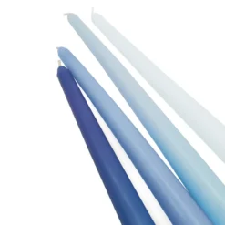 Promo 🧨 10" Mixed Blue Taper Candles by Ashland®, 4ct. 🛒 -Outlet Yuletide Joy Store 10687935 5