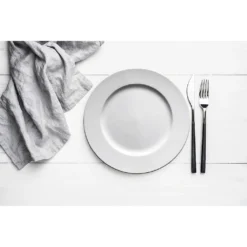 New ✨ 13" White Round Charger Plate by Ashland® ✨ -Outlet Yuletide Joy Store 10688157 3