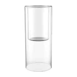 Coupon 🌟 8" Clear Glass Cylinder Candle Holder by Ashland® ⌛