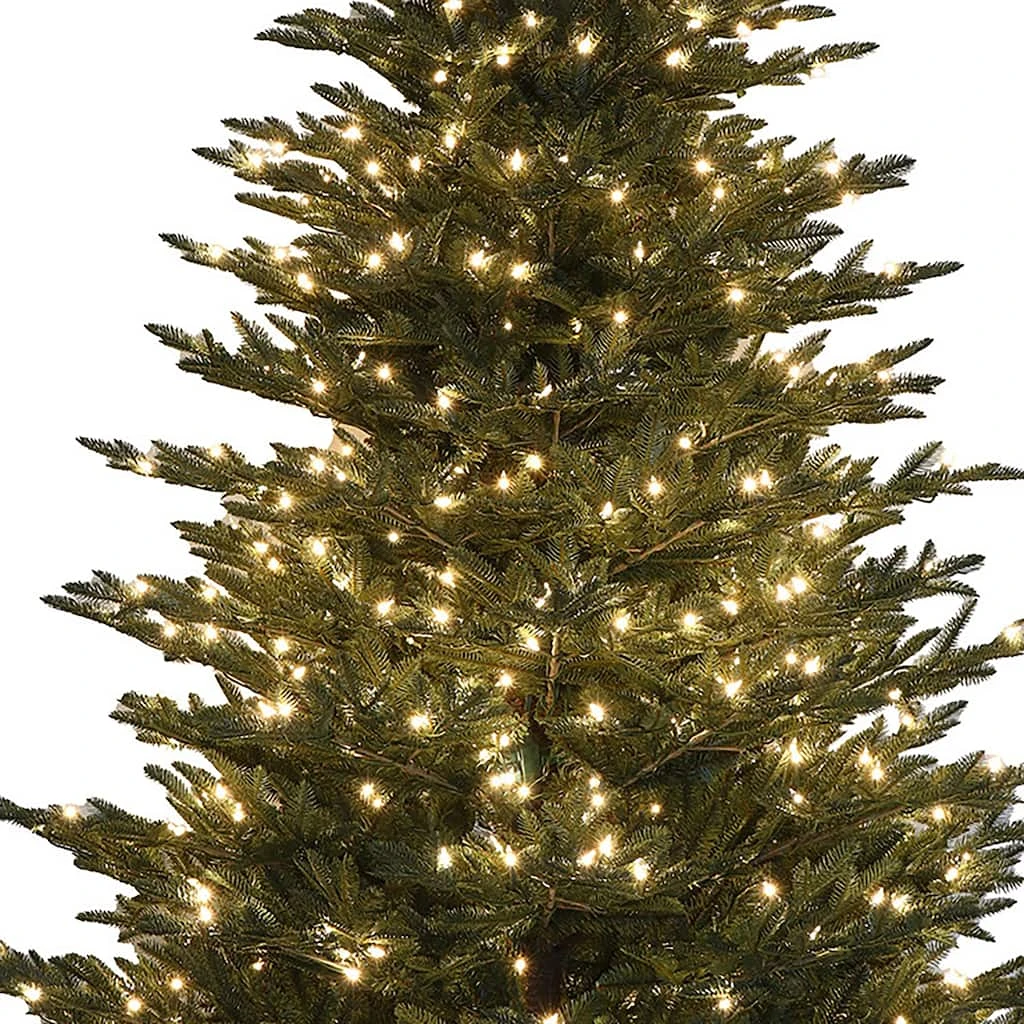 Budget π 7.5ft. Pre-Lit Fraser Fir Artificial Christmas Tree, Clear Lights by Ashland® β 4 Budget π 7.5ft. Pre-Lit Fraser Fir Artificial Christmas Tree, Clear Lights by Ashland® β - Image 2