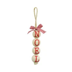 New 🔔 Assorted Christmas Sentiment on Beads Ornament by Ashland® 🎁 -Outlet Yuletide Joy Store 10697723 3