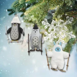 Best Pirce 🌟 Assorted Felt Skiing Animal Ornament by Ashland® ✔️ -Outlet Yuletide Joy Store 10697798 2