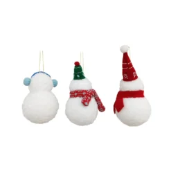 Cheapest 🎉 Assorted Furry Snowman Ornament by Ashland® 🎉 -Outlet Yuletide Joy Store 10697801 4