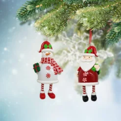 Budget ✨ Assorted Dangle Leg Character Ornament by Ashland® 😀 -Outlet Yuletide Joy Store 10697809 2