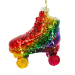 Budget 😉 3.8'' Rainbow Skate Glass Christmas Ornament by Ashland® 🔔 -Outlet Yuletide Joy Store 10697812 2