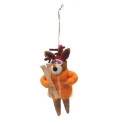 Best deal ⌛ Assorted 5.5" Wool Woodland Critter Ornament by Ashland® 😉 -Outlet Yuletide Joy Store 10697820 4