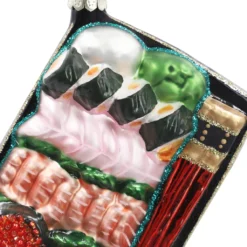 Promo ✨ Multicolor Glass Sushi Ornament by Ashland® 🔔 -Outlet Yuletide Joy Store 10697941 2