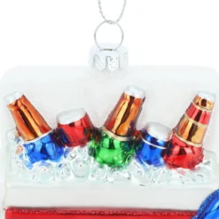 Hot Sale ✨ Glass Beer Bucket Ornament by Ashland® 🌟 Christmas ✨ -Outlet Yuletide Joy Store 10697946 3
