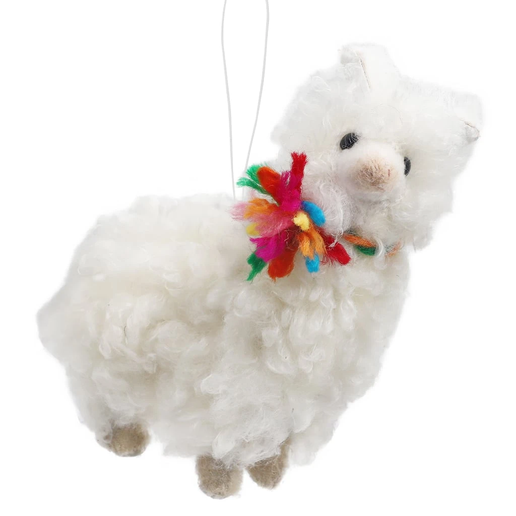 Flash Sale ✨ White Fluffy Llama Ornament by Ashland® 🔔 Christmas 🔔 3 Flash Sale ✨ White Fluffy Llama Ornament by Ashland® 🔔 Christmas 🔔
