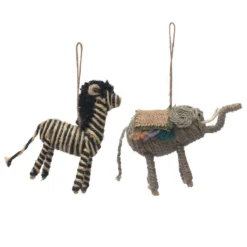 Brand new 😉 Assorted 6" Safari Animal Ornament by Ashland® ✔️