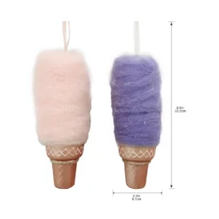 Brand new ✔️ Assorted Cotton 👍 Candy Glass Ornament by Ashland® 😀 -Outlet Yuletide Joy Store 10698045 3