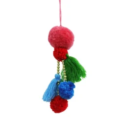 Outlet 🔔 Assorted Fabric Pom-Pom Ornament by Ashland® 😍 -Outlet Yuletide Joy Store 10698104 3