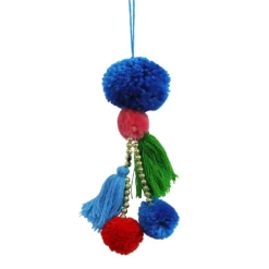 Outlet 🔔 Assorted Fabric Pom-Pom Ornament by Ashland® 😍 -Outlet Yuletide Joy Store 10698104 4