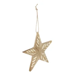 Budget 🥰 5.5'' Carved Wooden Star Ornament by Ashland® ⭐ -Outlet Yuletide Joy Store 10698128 2