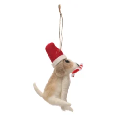 Brand new ⌛ Assorted Wool Dog Ornament by Ashland® 🌟 -Outlet Yuletide Joy Store 10698248 2