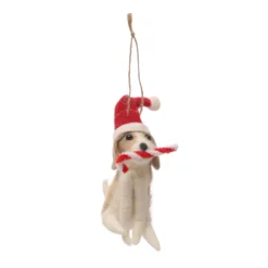 Brand new ⌛ Assorted Wool Dog Ornament by Ashland® 🌟 -Outlet Yuletide Joy Store 10698248 3
