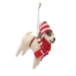Brand new ⌛ Assorted Wool Dog Ornament by Ashland® 🌟 -Outlet Yuletide Joy Store 10698248 6