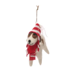 Brand new ⌛ Assorted Wool Dog Ornament by Ashland® 🌟 -Outlet Yuletide Joy Store 10698248 7