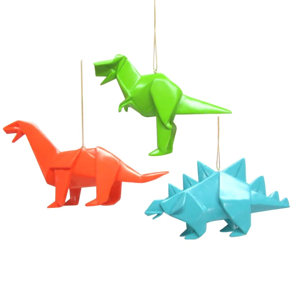 Hot Sale ✨ Assorted Origami Dinosaur Ornament by Ashland® ✨ 3 Hot Sale ✨ Assorted Origami Dinosaur Ornament by Ashland® ✨