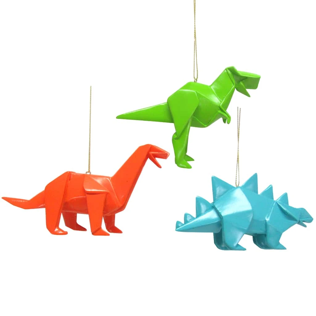 Hot Sale ✨ Assorted Origami Dinosaur Ornament by Ashland® ✨ 4 Hot Sale ✨ Assorted Origami Dinosaur Ornament by Ashland® ✨ - Image 2