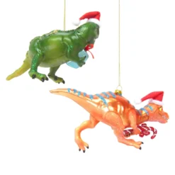 Best deal 🛒 Assorted Glass T. Rex Ornament by Ashland® 🔔 -Outlet Yuletide Joy Store 10698357 2