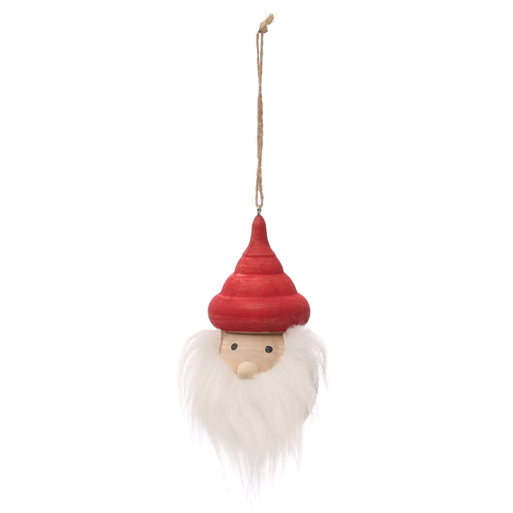 Wholesale π Assorted 4.25'' Fluffy Gnome Wood Christmas Ornament by Ashland® π 6 Wholesale π Assorted 4.25'' Fluffy Gnome Wood Christmas Ornament by Ashland® π - Image 4