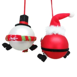 Best Pirce 👏 Assorted ❄ Christmas Character Glass Ornament by Ashland® 🛒 -Outlet Yuletide Joy Store 10698371 2