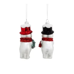 Buy 👏 Assorted Glass Vintage Snowman Ornament by Ashland® ❤️ -Outlet Yuletide Joy Store 10698388 4