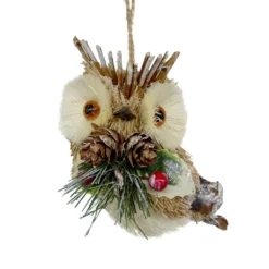 Discount 🔔 Owl with Pine & Berry Ornament by Ashland® ❤️