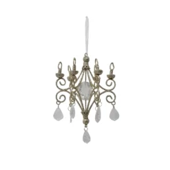 Deals ❤️ Glittery Chandelier Ornament by Ashland® ✔️